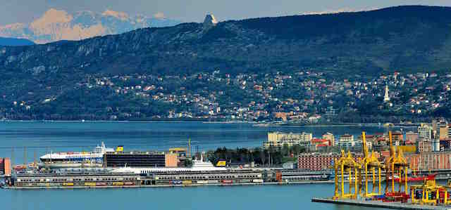 Trieste harbor